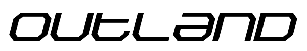 Outland font preview